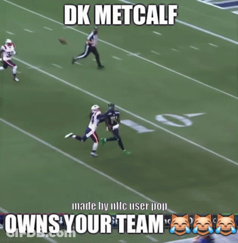 Football Player Number 21 Running On Field GIF