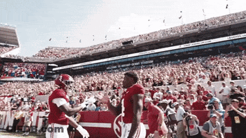 Football Player Number 21 Running GIF