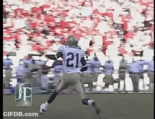 Football Player Number 21 GIF