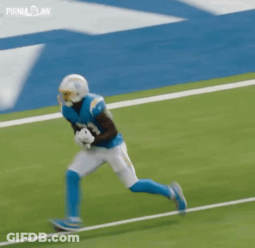 Football Player Number 23 Running GIF