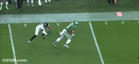 Football Player Number 23 Running With Ball GIF