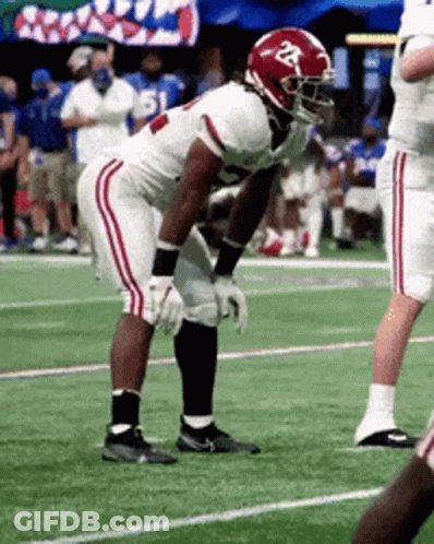 Football Player Number 24 On Field GIF