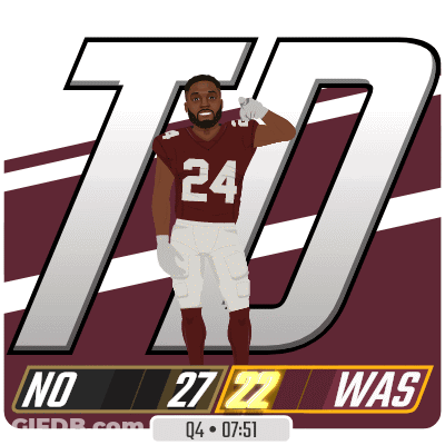 Football Player Number 24 Saluting GIF
