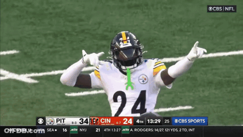 Football Player Number 24 Thumbs Up GIF