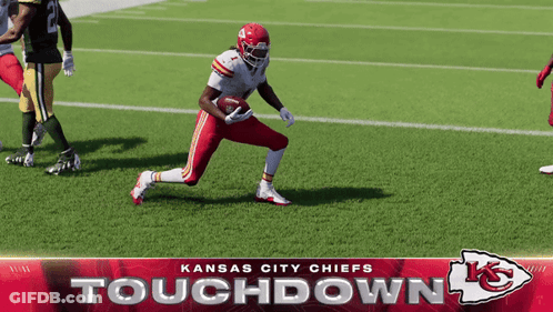 Football Player Number 24 With Helmet And Gloves GIF