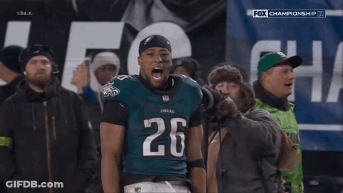 Football Player Number 26 Celebrating GIF