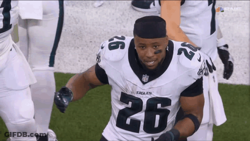 Football Player Number 26 On Field GIF