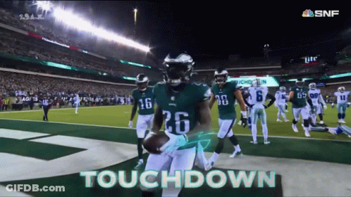 Football Player Number 26 Running With Ball GIF