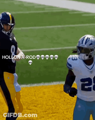 Football Player Number 28 GIF
