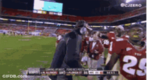 Football Player Number 28 On Field GIF