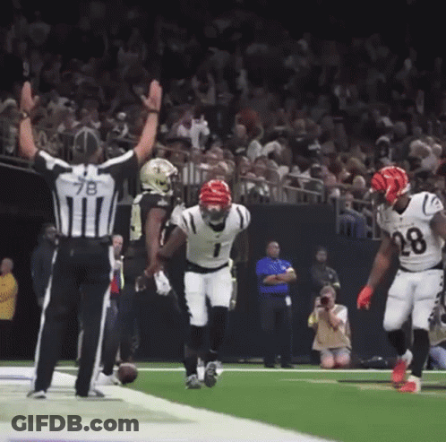 Football Player Number 28 Running GIF