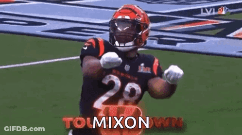 Football Player Number 28 Running On Field GIF