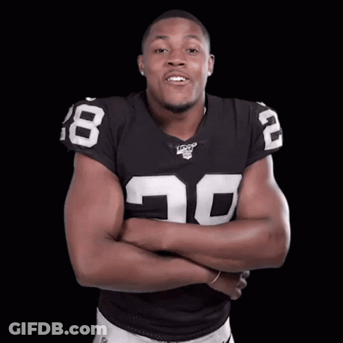Football Player Number 28 Smiling GIF