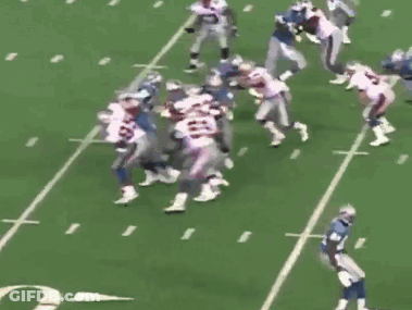 Football Player Number 29 Being Tackled GIF