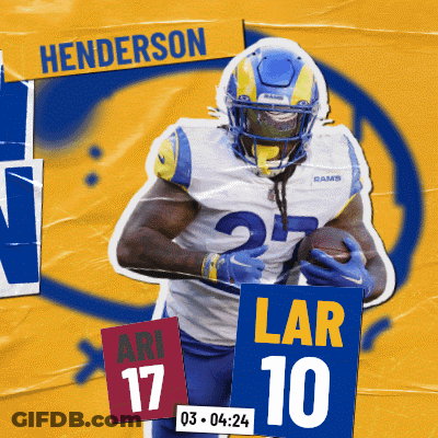 Football Player Number 29 Holding Football GIF