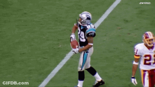 Football Player Number 29 On Field GIF