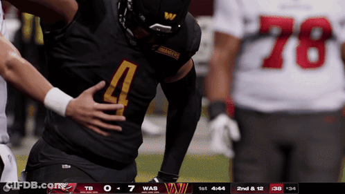 Football Player Number 3 Kicking Ball GIF