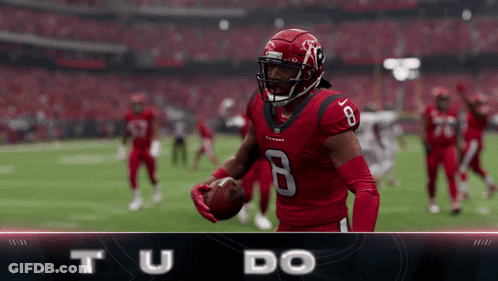 Football Player Number 3 GIF