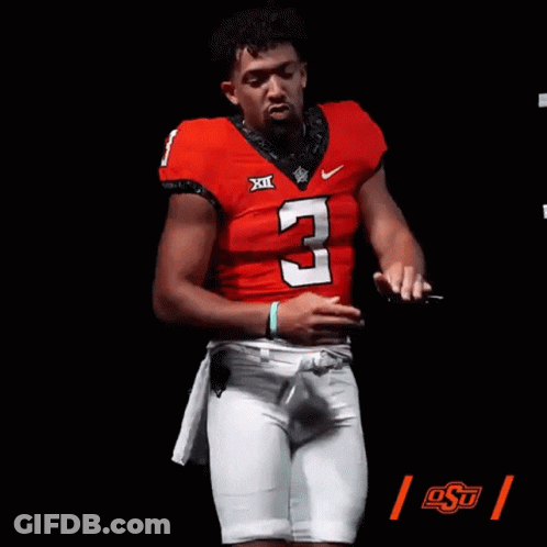 Football Player Number 3 GIF