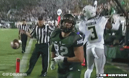 Football Player Number 3 Standing On Field GIF