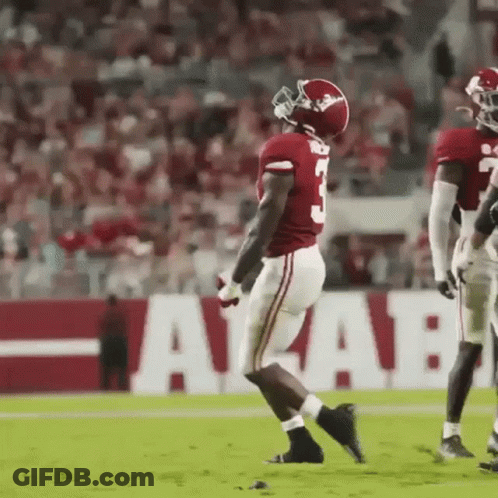 Football Player Number 3 Walking On Field GIF