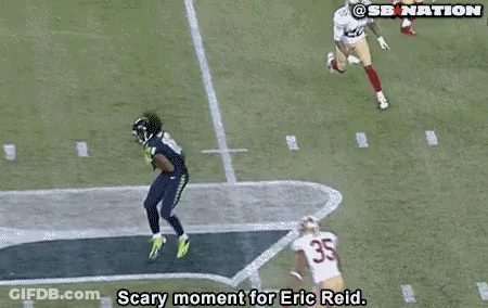 Football Player Number 35 Being Tackled GIF