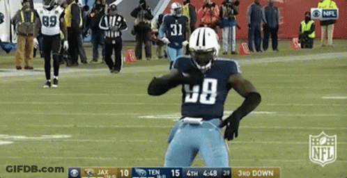 Football Player Number 38 On Field GIF