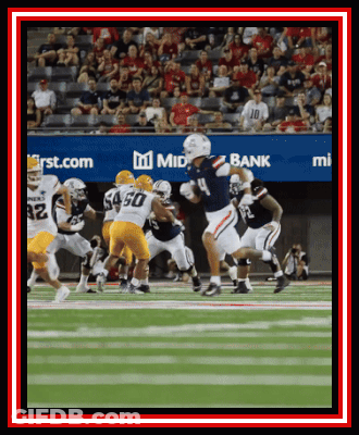 Football Player Number 4 GIF