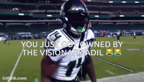 Football Player Number 41 On Field GIF