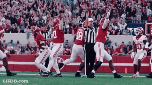 Football Player Number 48 Running On Field GIF