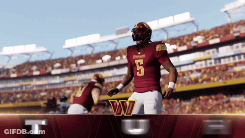Football Player Number 5 GIF