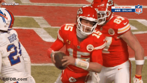 Football Player Number 5 Being Tackled GIF