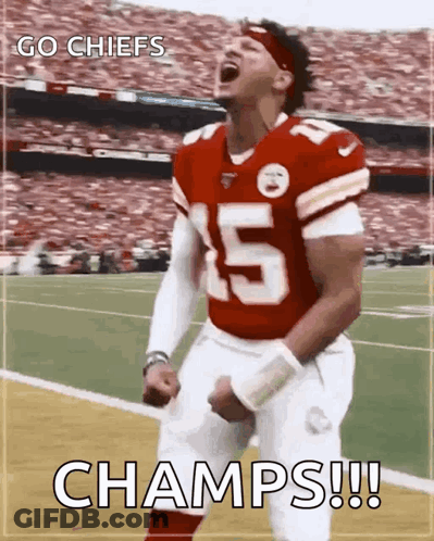 Football Player Number 5 Celebrating GIF