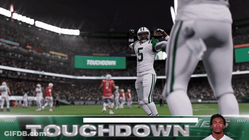 Football Player Number 5 GIF