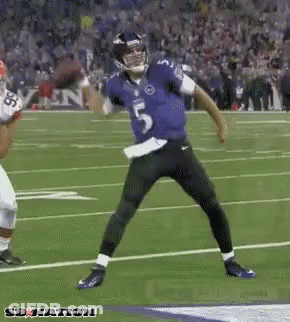 Football Player Number 5 Jumping In Air GIF