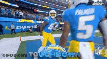 Football Player Number 5 On Field GIF