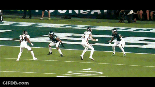 Football Player Number 5 With Team GIF