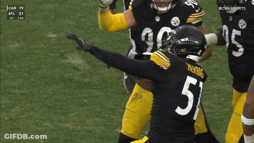 Football Player Number 51 Jersey GIF