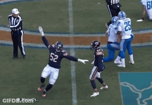 Football Player Number 52 GIF