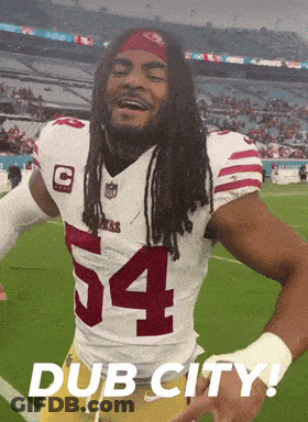 Football Player Number 54 GIF