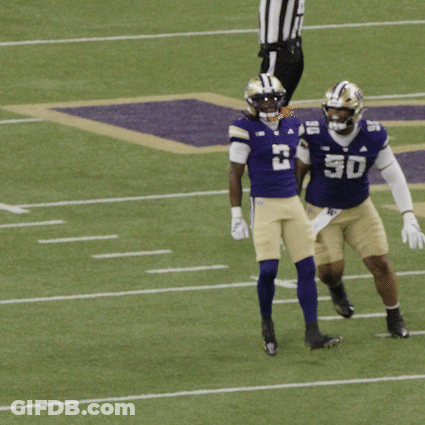 Football Player Number 54 On Field GIF