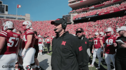Football Player Number 57 On Field GIF