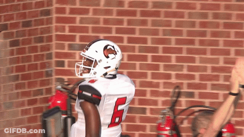 Football Player Number 6 GIF