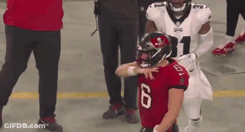 Football Player Number 6 Jersey GIF