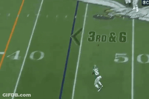 Football Player Number 62 Running On Field GIF