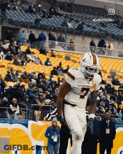 Football Player Number 7 GIF
