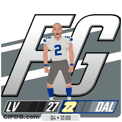 Football Player Number 7 In Front Of FG Logo GIF
