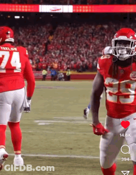 Football Player Number 74 On Field GIF