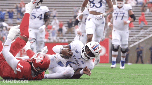 Football Player Number 77 GIF