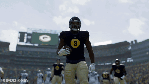 Football Player Number 8 GIF